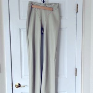 Skims faux leather flare pants